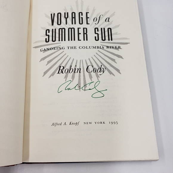 3/$12 Voyage Of A Summer Sun Hardcover Book Cody - Picture 5 of 9